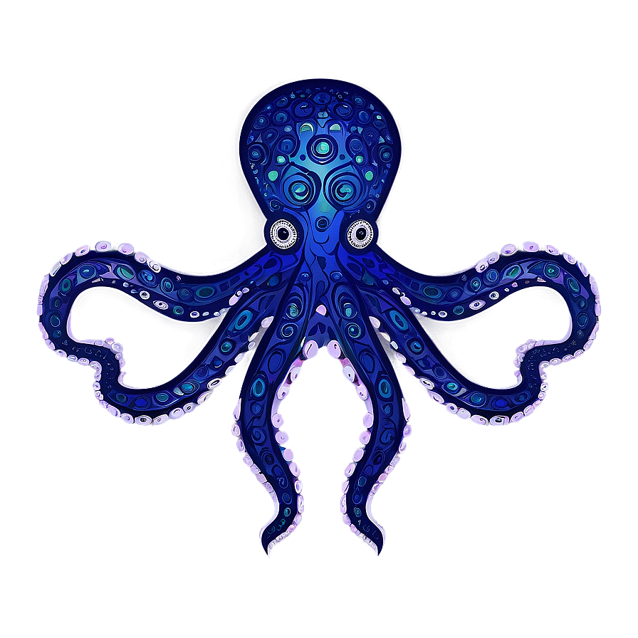 Abstract Octopus Design Png Ohc