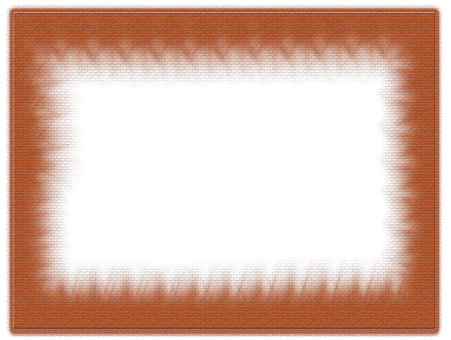 Abstract Orange Black Frame