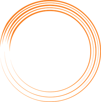 Abstract Orange Spiral Design