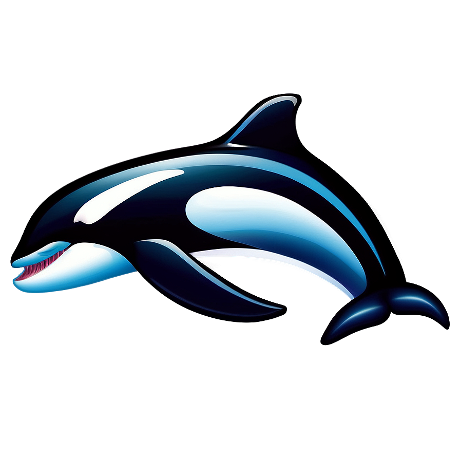 Abstract Orca Whale Art Png 75