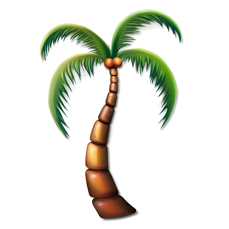 Abstract Palm Tree Emoji Png 06272024