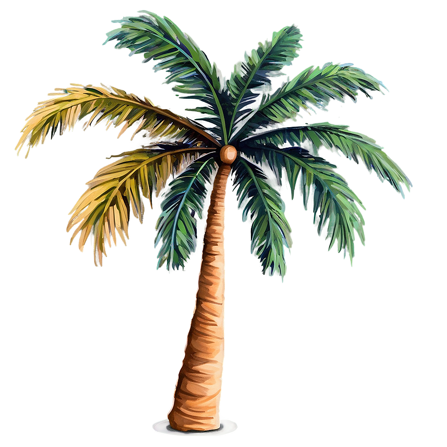 Abstract Palm Trees Png Soo