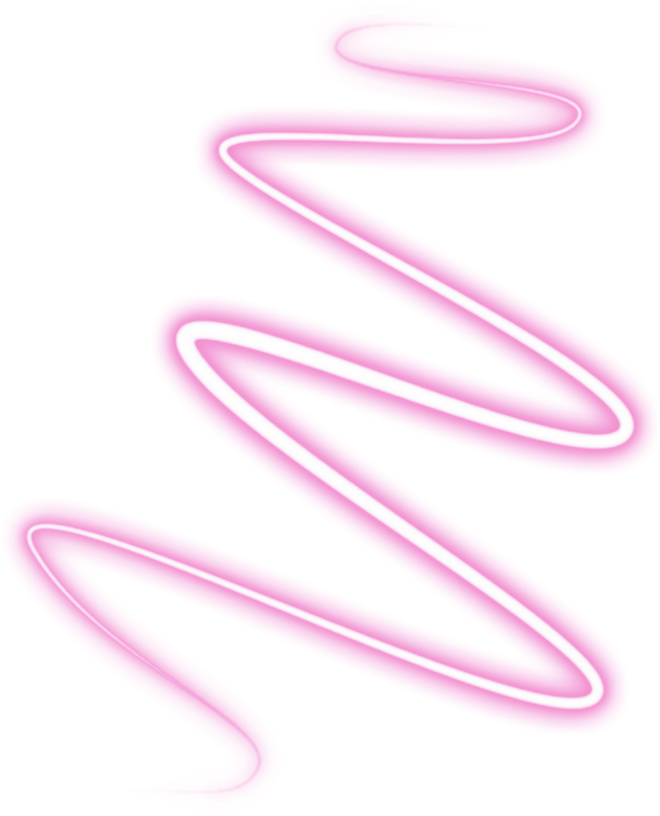 Abstract Pink Neon Spiral