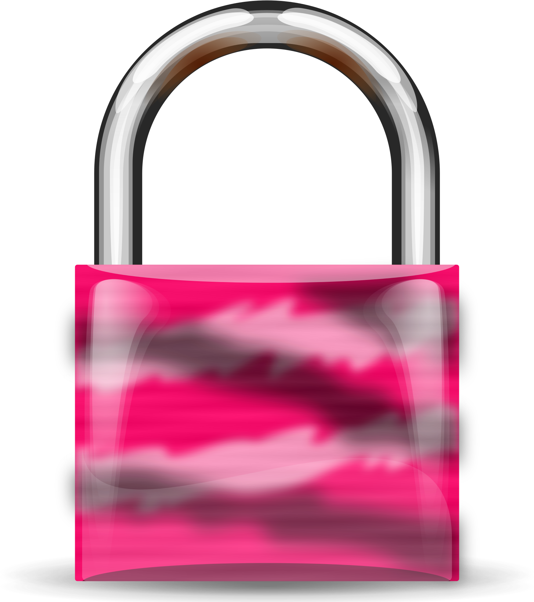 Abstract Pink Padlock