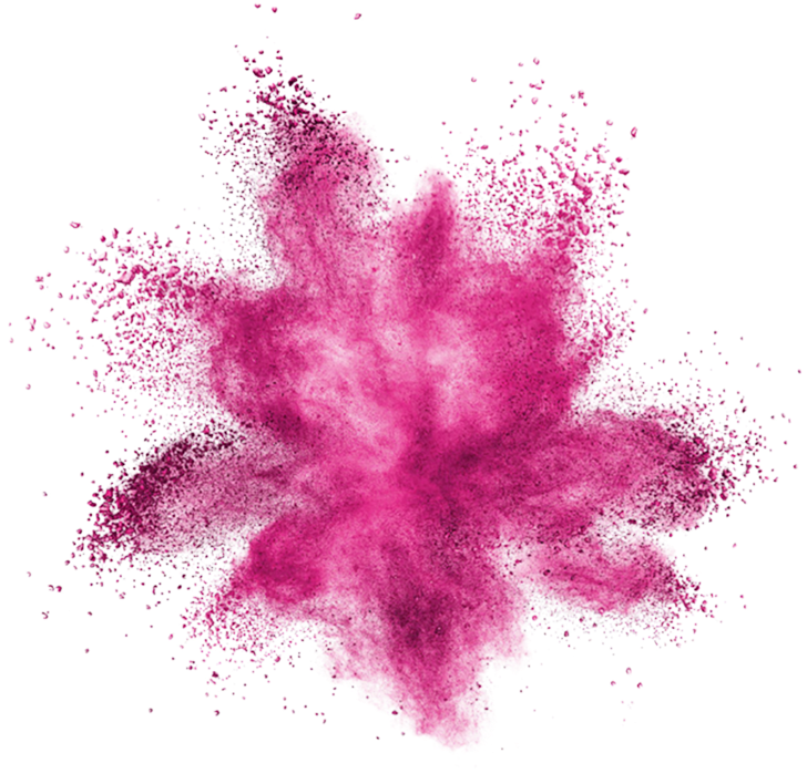 Abstract Pink Particle Explosion