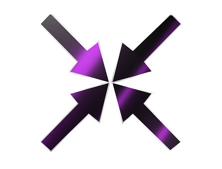 Abstract Purple Arrows Design