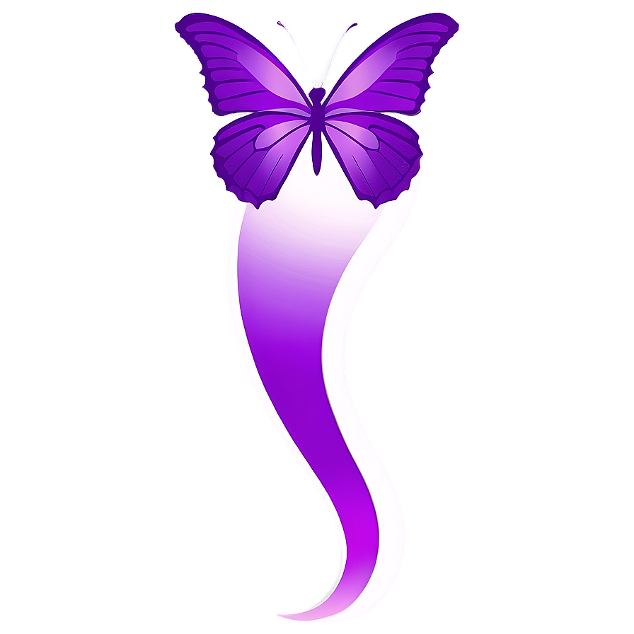 Abstract Purple Butterfly Png 96