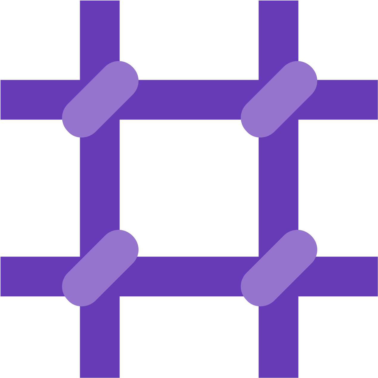 Abstract Purple Grid Pattern