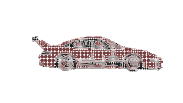 Abstract Race Car Design