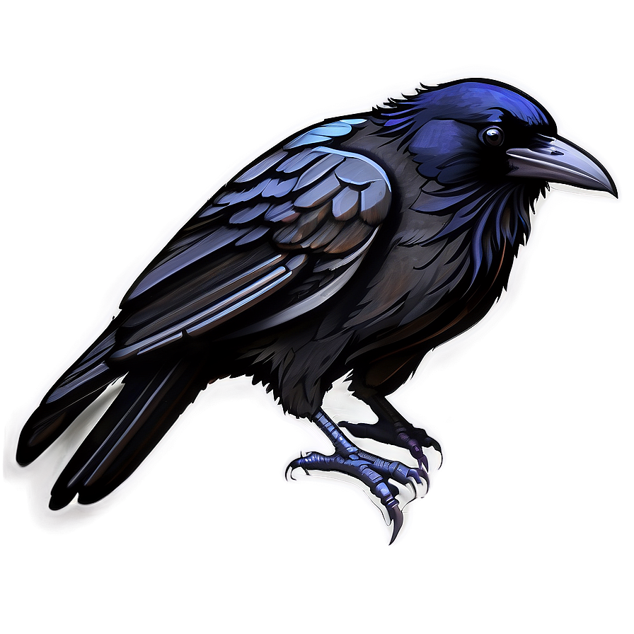 Abstract Raven Design Png Bip