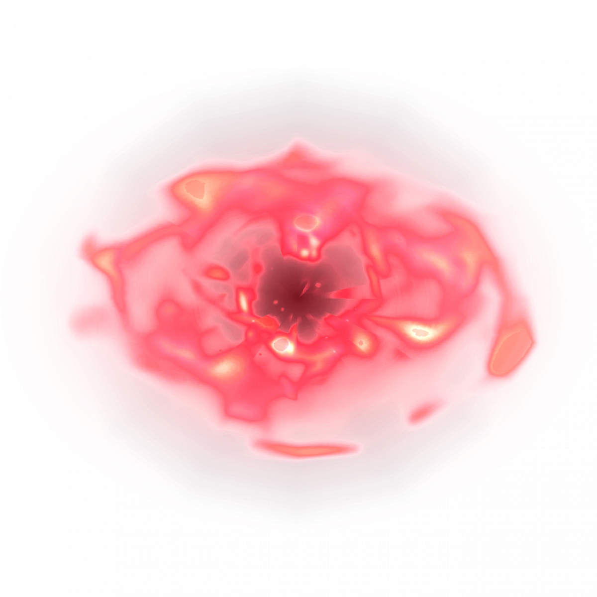 Abstract Red Aura Artwork