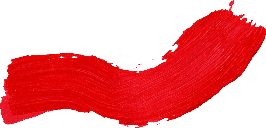 Abstract Red Brushstroke