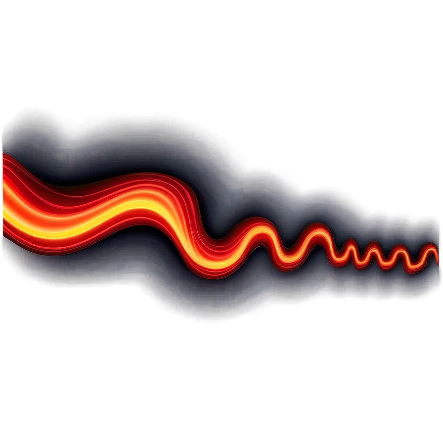 Abstract Red Fire Design Png 80