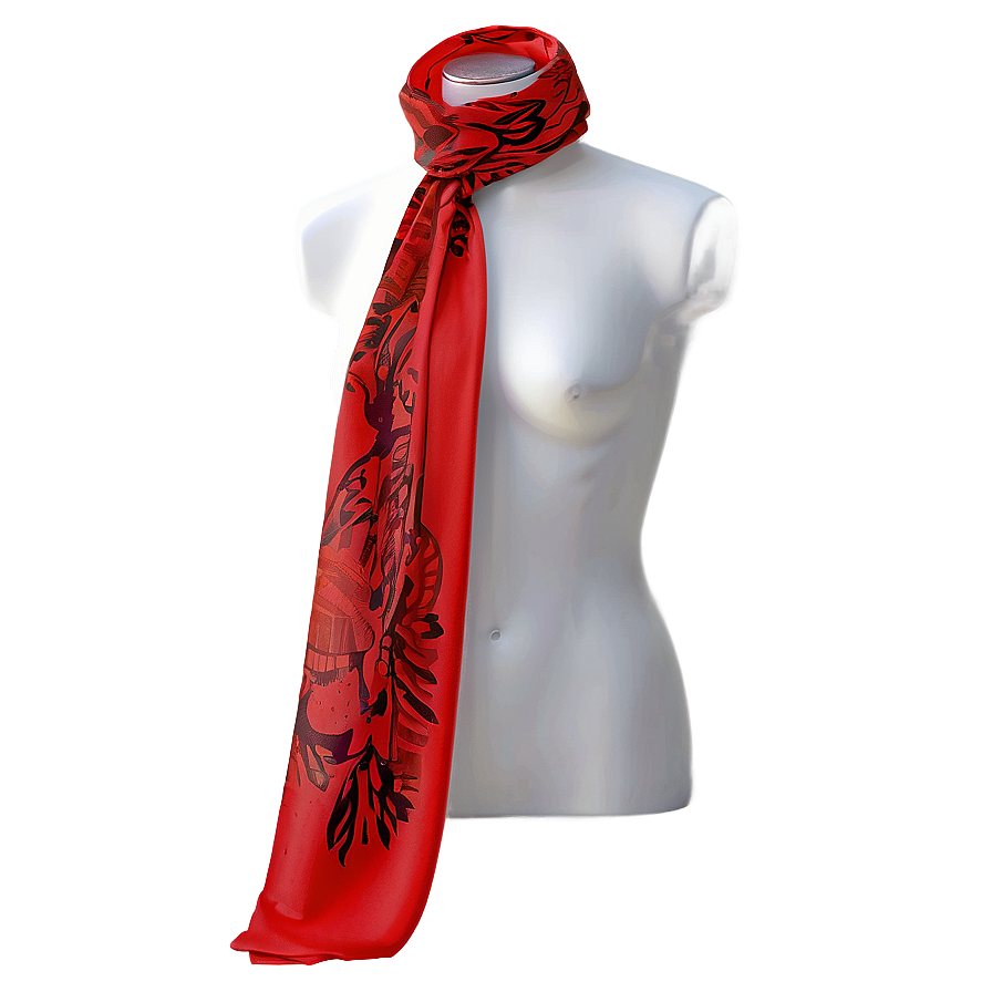 Abstract Red Scarf Png Nde