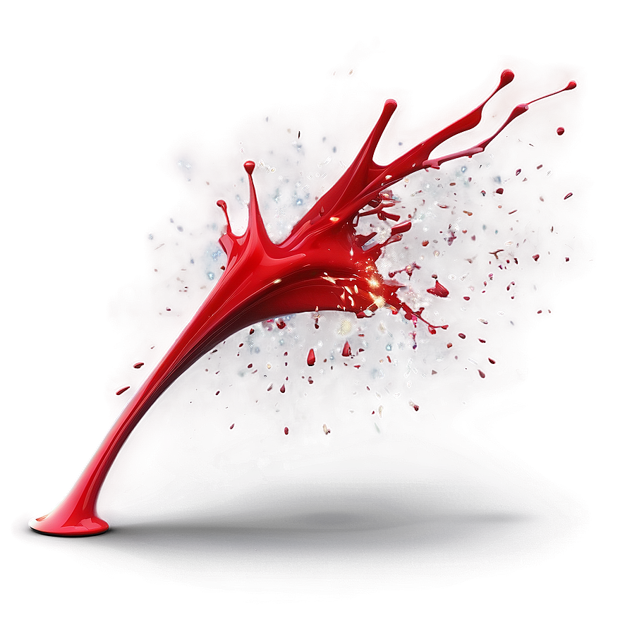 Abstract Red Splash Png Wqa58