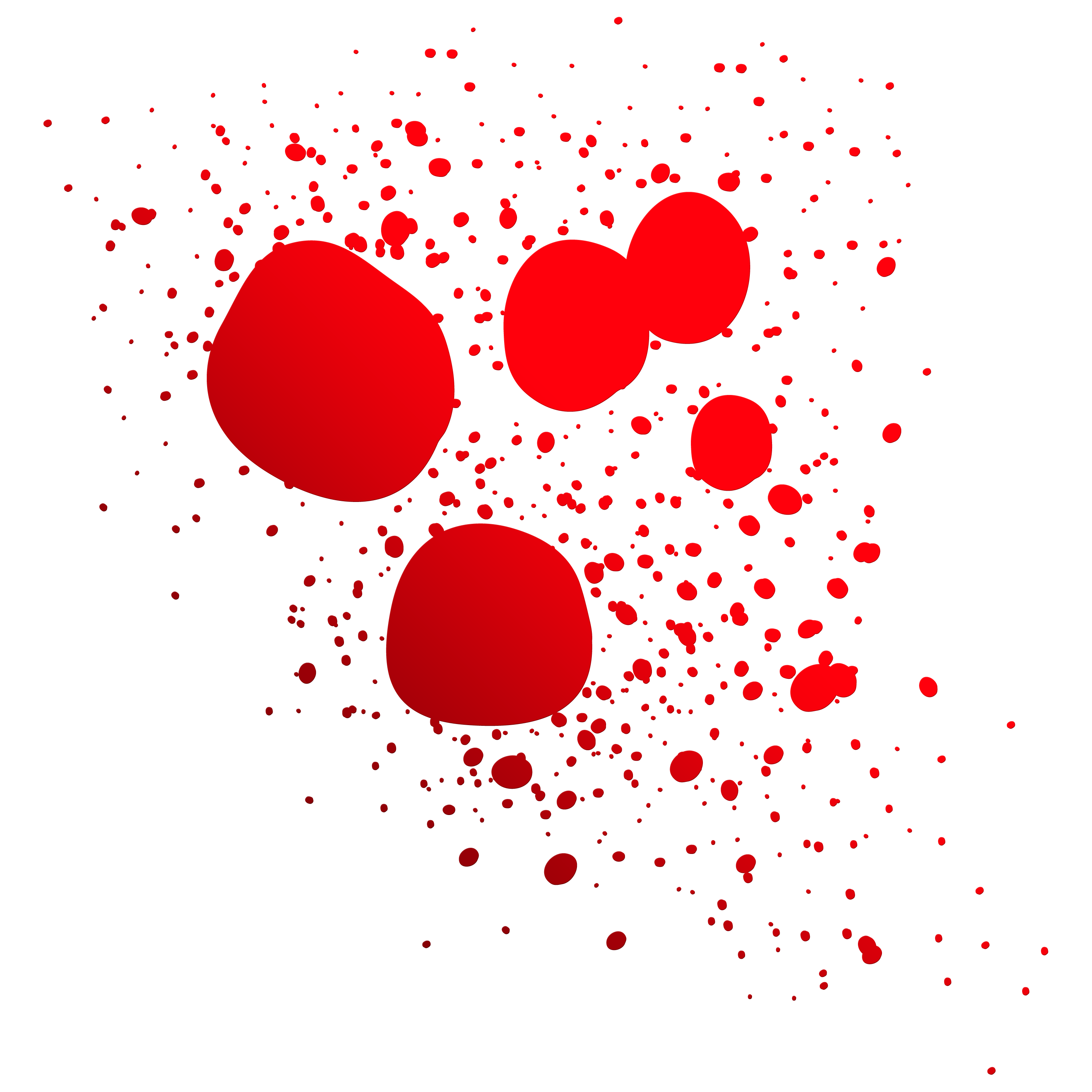 Abstract Red Splatter Pattern