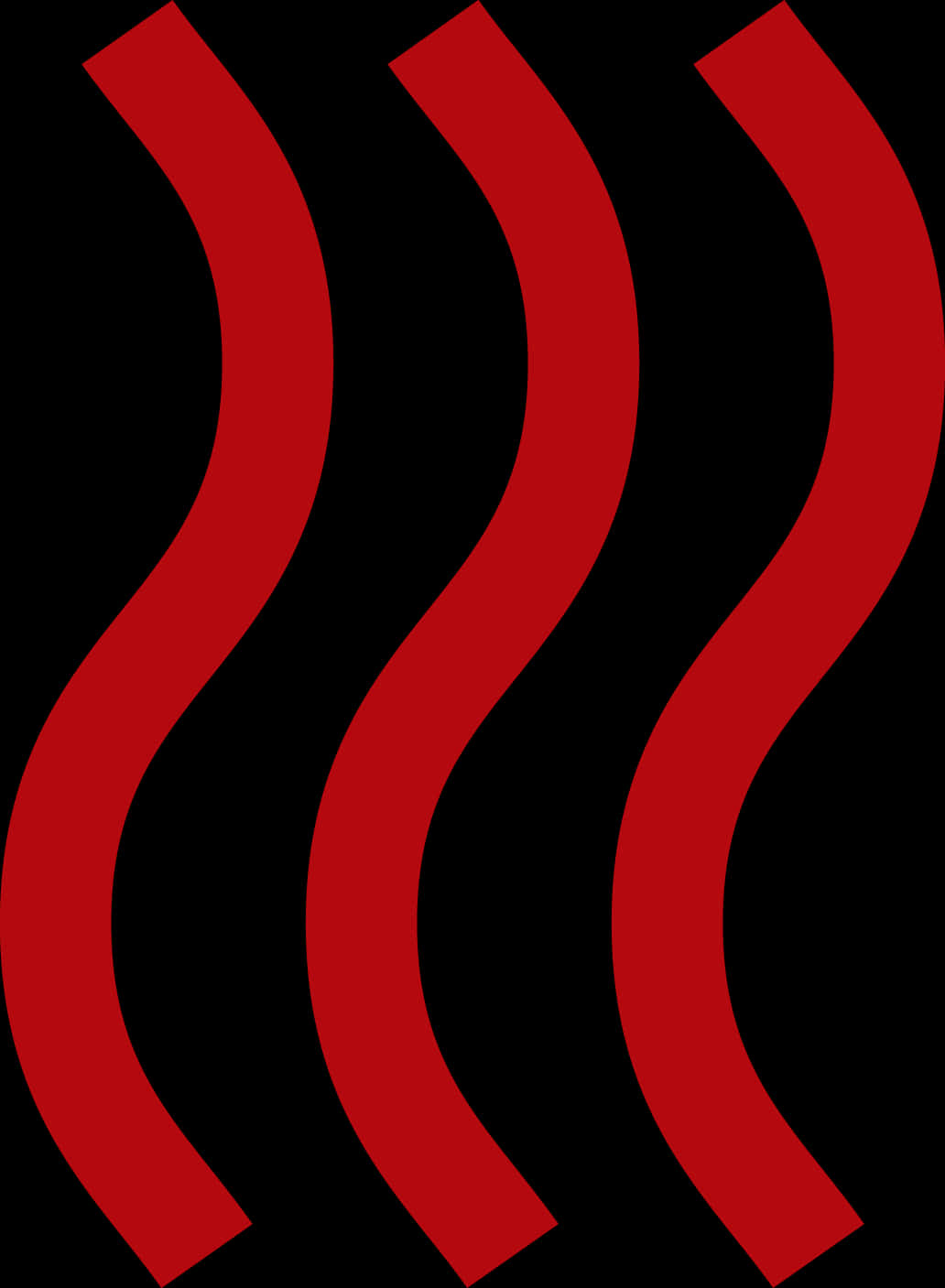 Abstract Red Wavy Lines