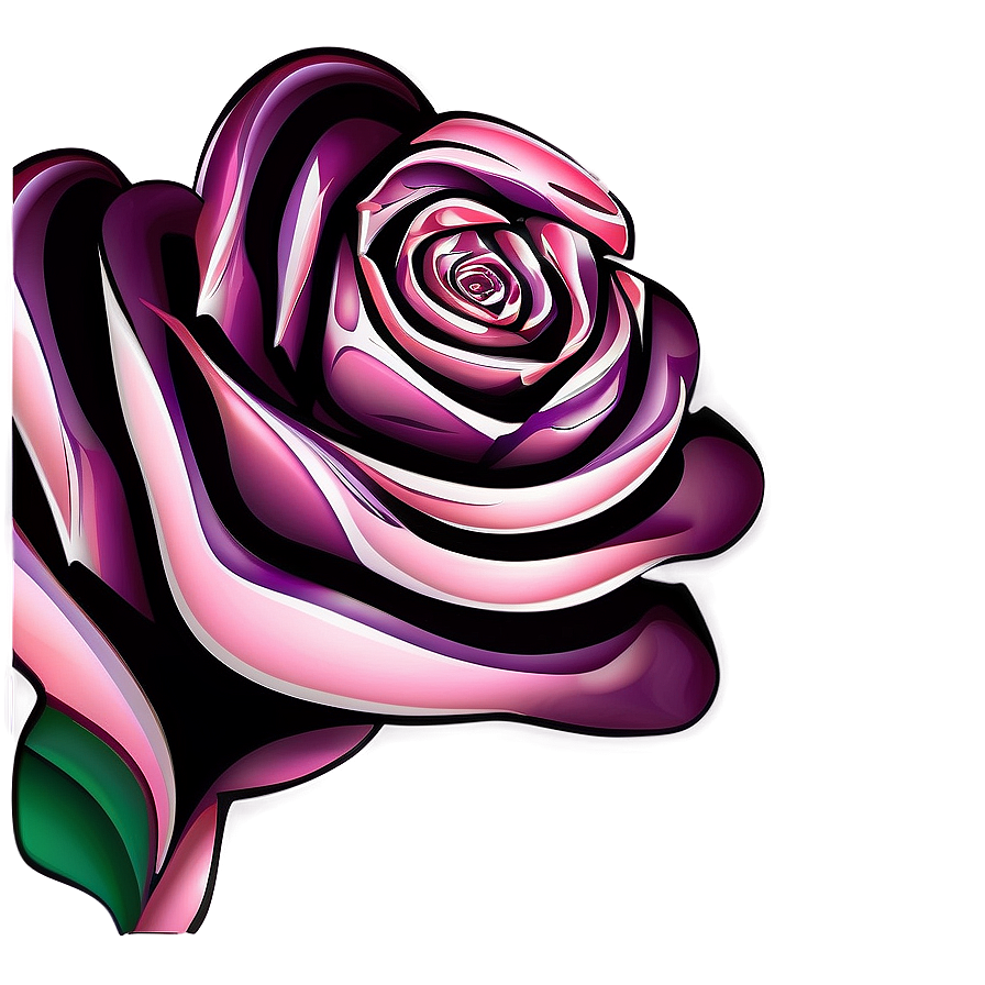 Abstract Rose Vector Creation Png 06262024