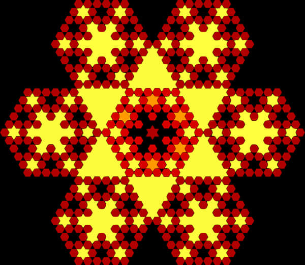 Abstract Sierpinski Triangle Pattern