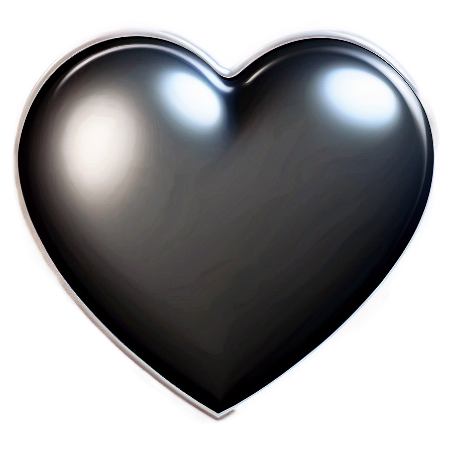 Abstract Silver Heart Png Tko