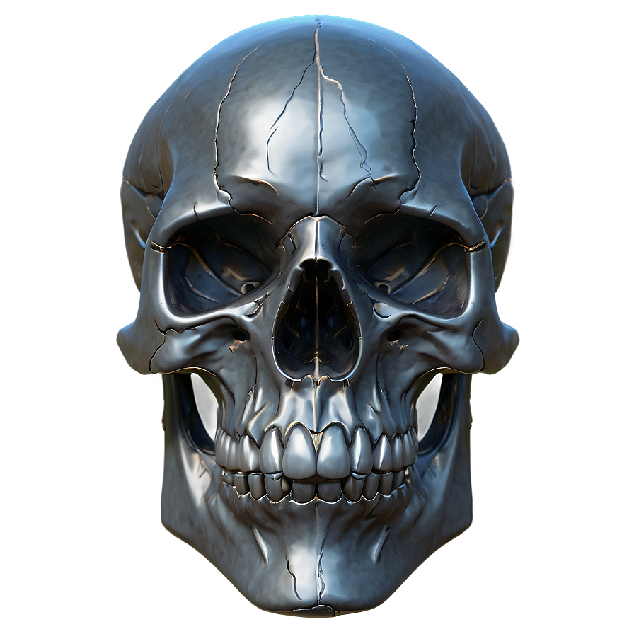 Abstract Skull Concept Png B