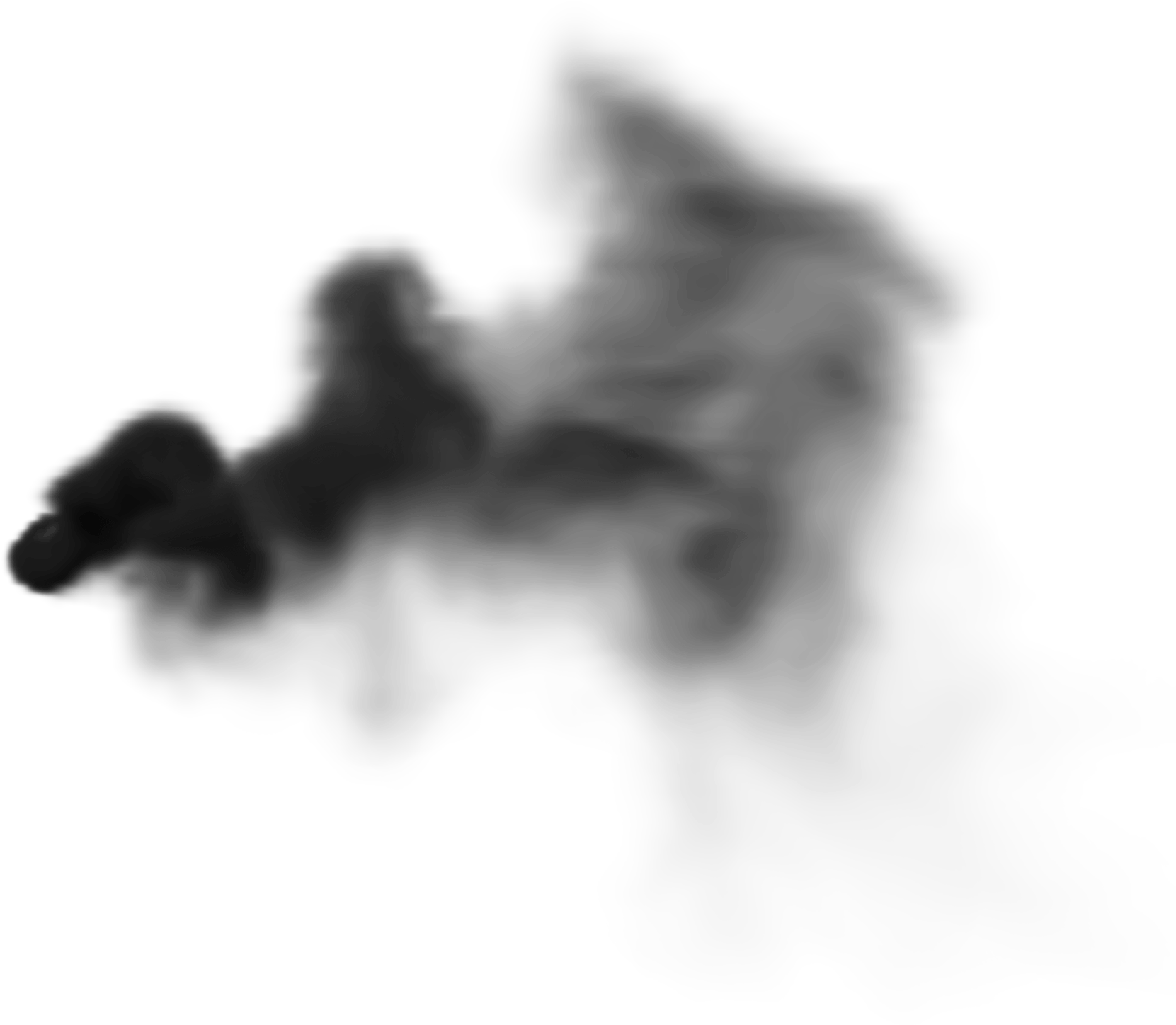 Abstract Smoke Plume Graphic