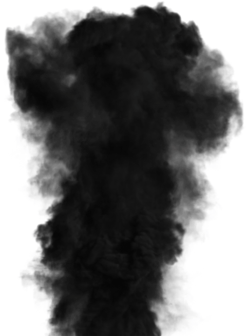 Abstract Smoke Plume Graphic