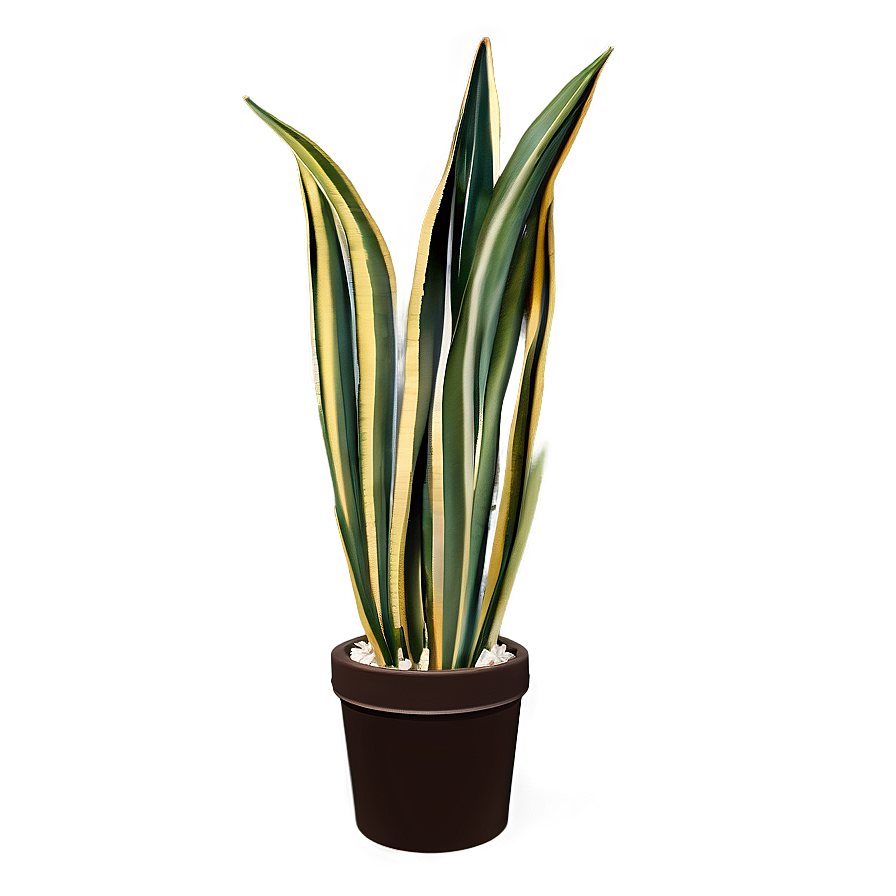 Abstract Snake Plant Png 06122024