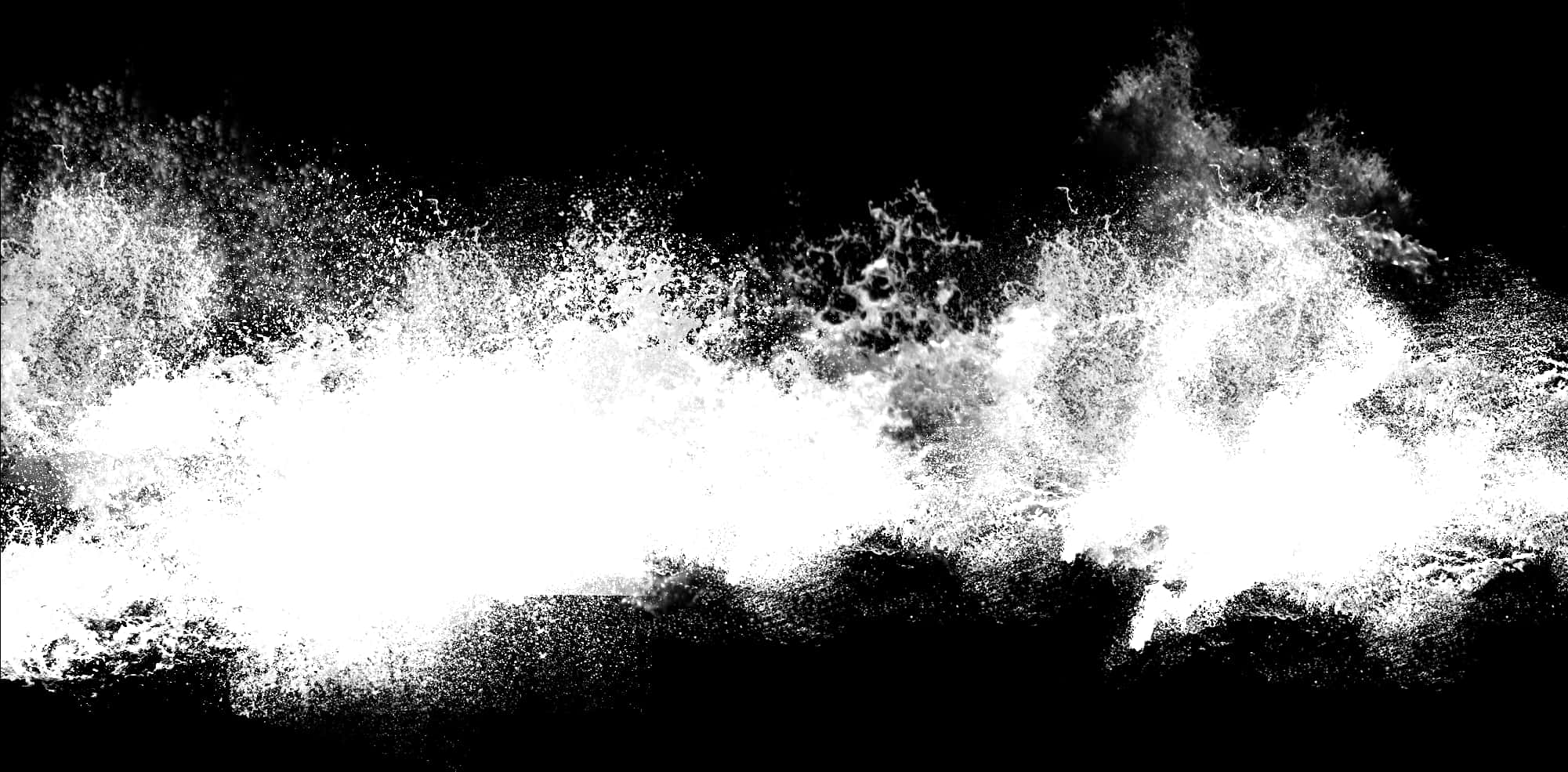 Abstract Snow Explosion