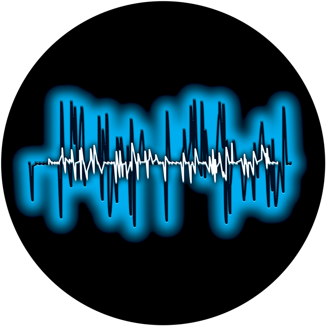 Abstract Soundwave Graphic