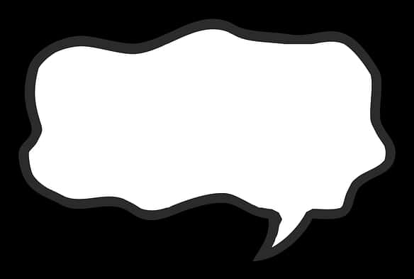 Abstract Speech Bubble Graphic