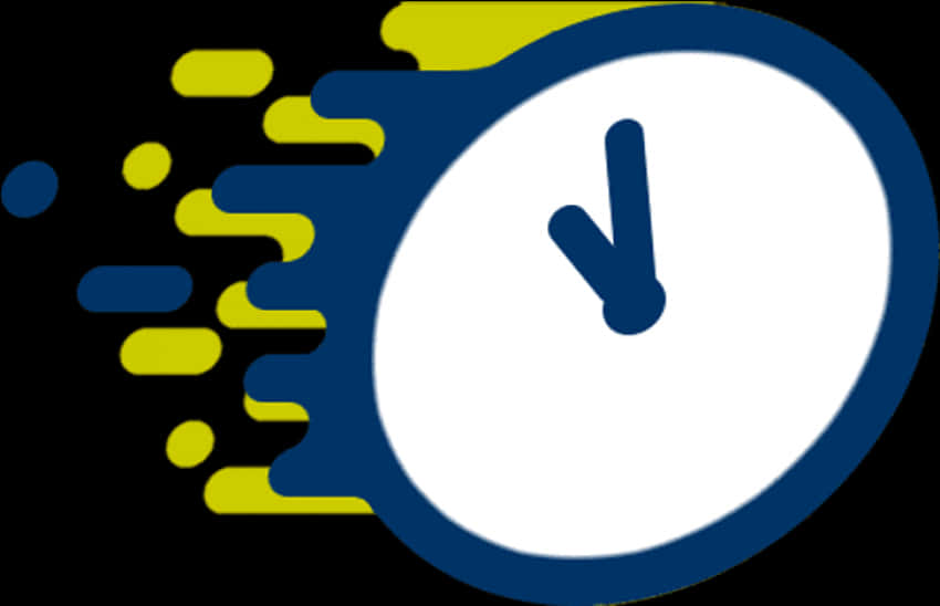 Abstract Speedy Clock Icon