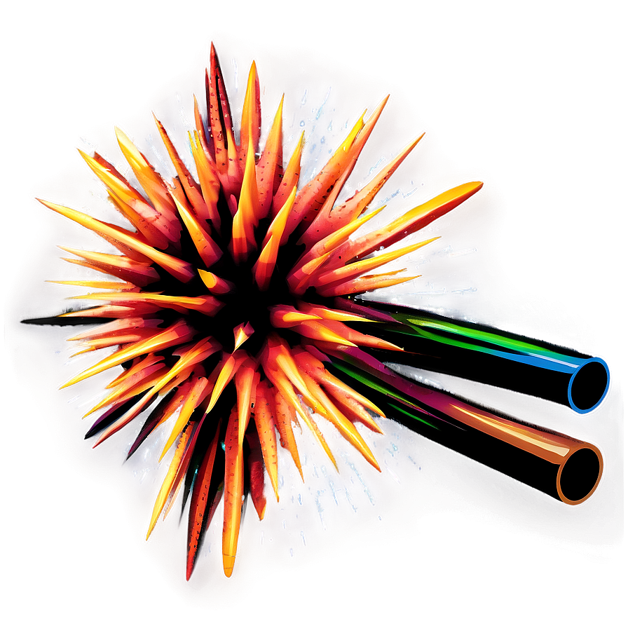 Abstract Spikes Explosion Png Fbw72