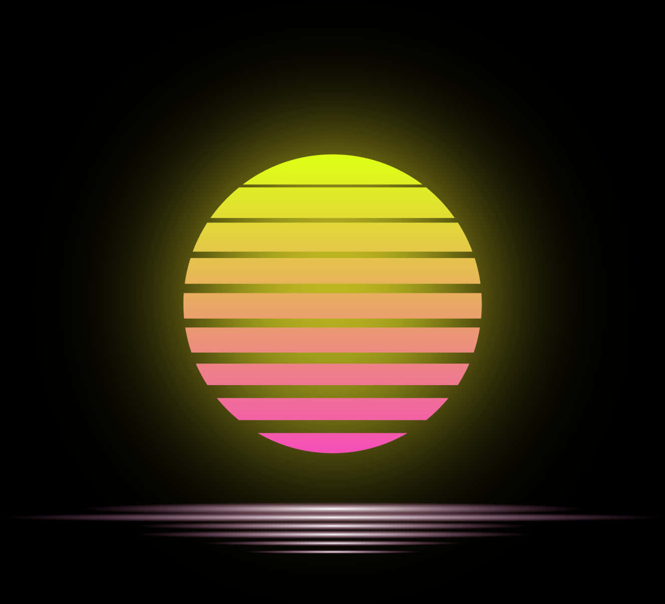 Abstract Sunrise Gradient Background