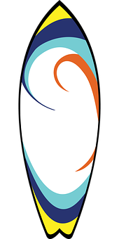 Abstract Surfboard Design