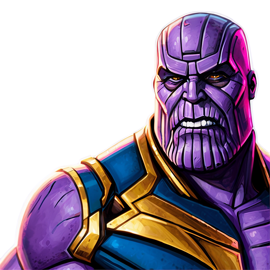 Abstract Thanos Art Png 35