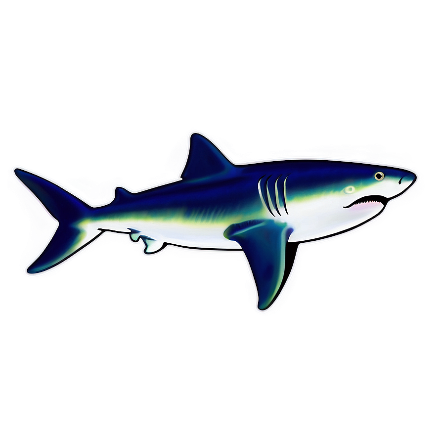 Abstract Tiger Shark Artwork Png Ppm91