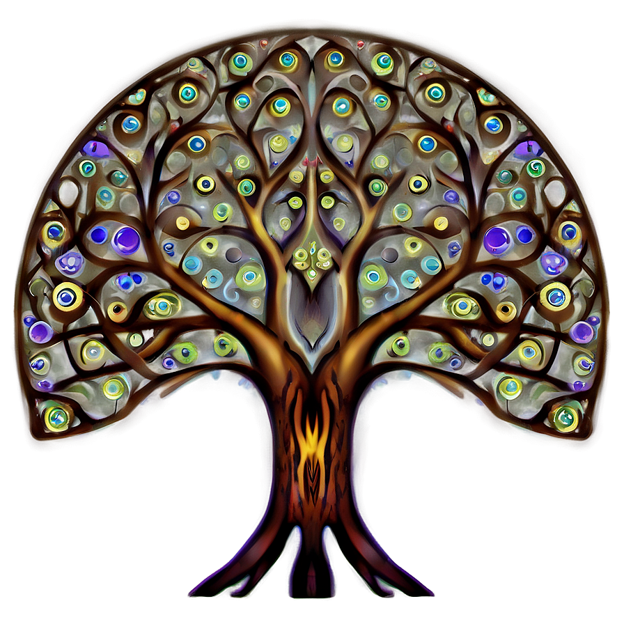 Abstract Tree Of Life Illustration Png Ivh1