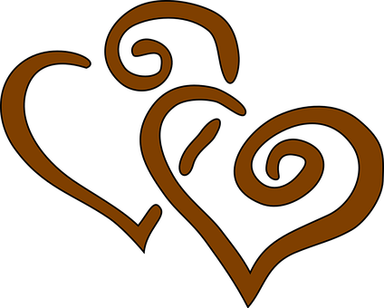 Abstract Tribal Heart Design