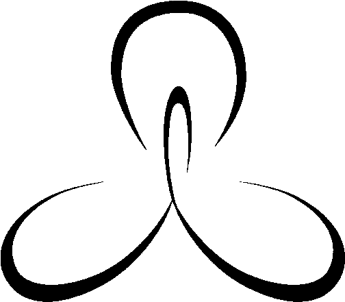 Abstract Triquetra Symbol
