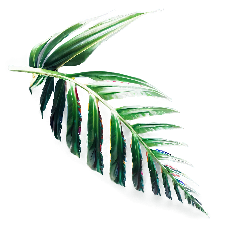 Abstract Tropical Leaf Png 15