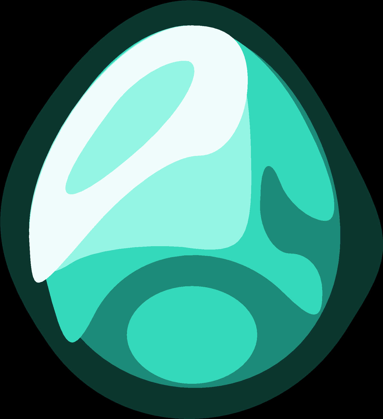 Abstract Turquoise Egg Texture