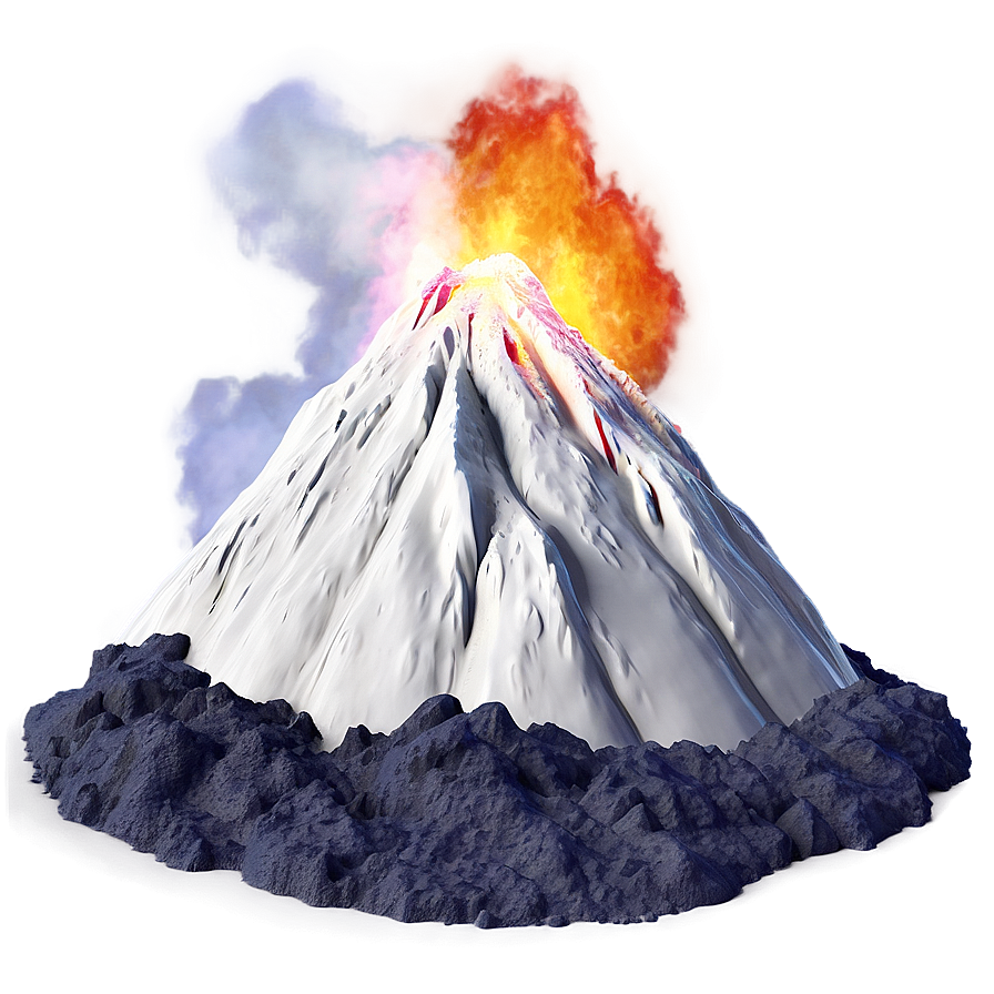 Abstract Volcano Art Png 05232024