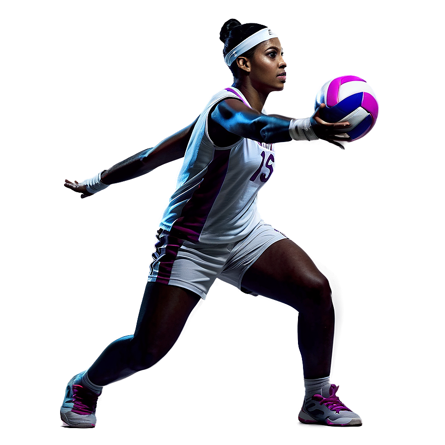 Abstract Volleyball Player Png Oix85