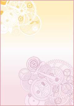 Abstract Watch Gears Background