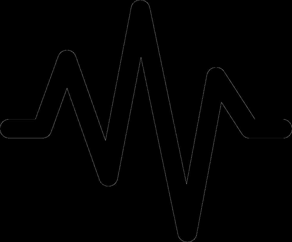 Abstract Wave Line Art