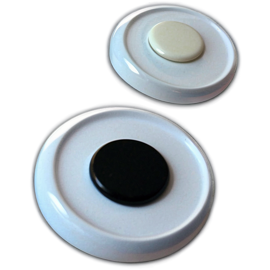 Abstract White Button Png 26