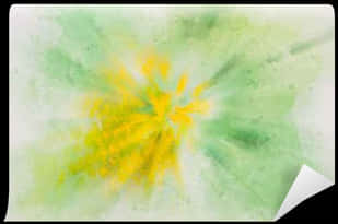 Abstract Yellow Green Explosion Background