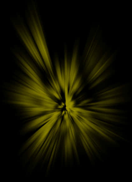 Abstract Yellow Light Burst