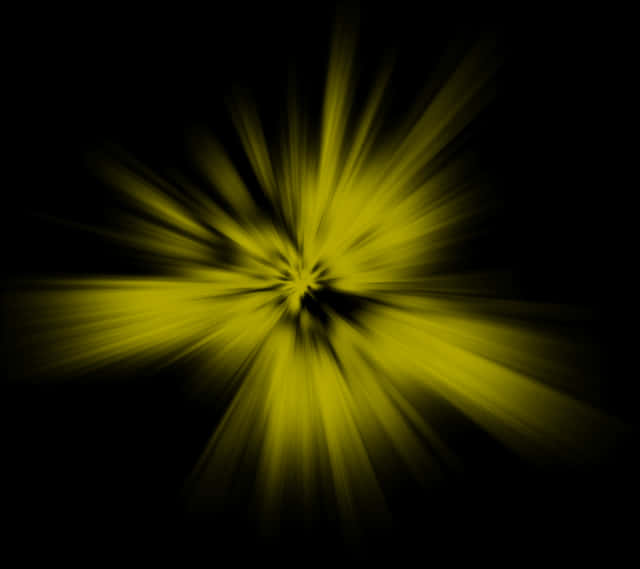 Abstract Yellow Light Burst